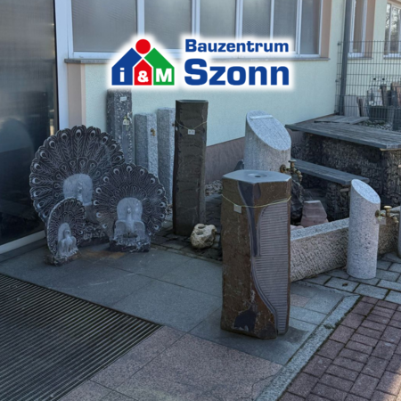 Neuheiten von Dekosteinen und Wasserspielen