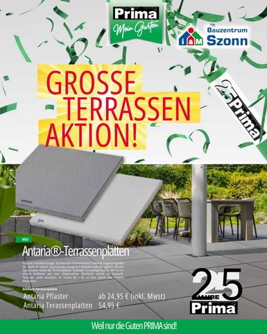Angebot Antaria Terrassenplatten