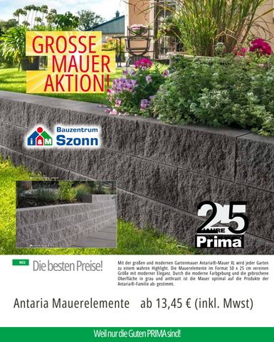 Angebot Antaria Mauerelemente